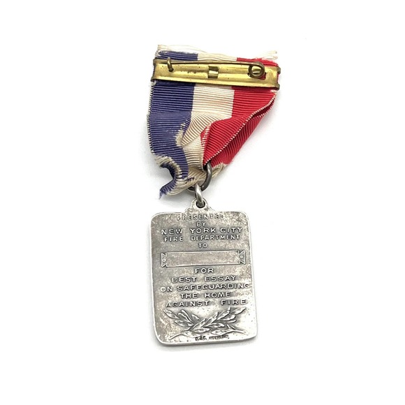 Rare 19th Century NY City Fire Department Medal • New York Fire Department - Picture 3 of 4